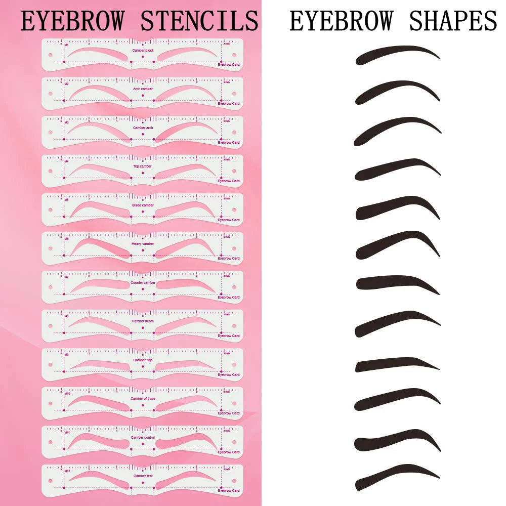 Magic Eyebrow Shaping Guide & Stencil Template