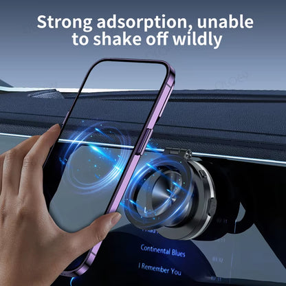 C1 New Vacuum Phone Holder Suction Cup Folding Car Phone Stand Navigation Stand Suitable for Iphone 12/13/14/15 Series Models