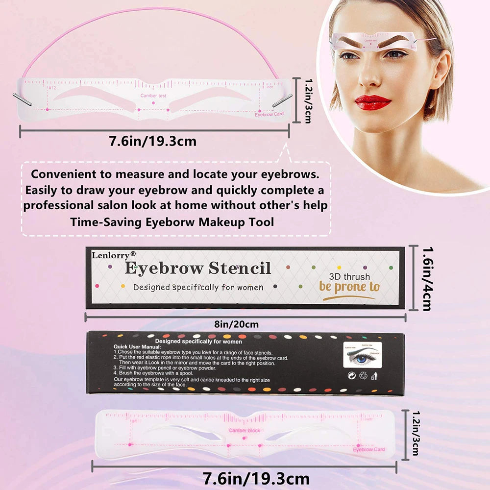 Magic Eyebrow Shaping Guide & Stencil Template