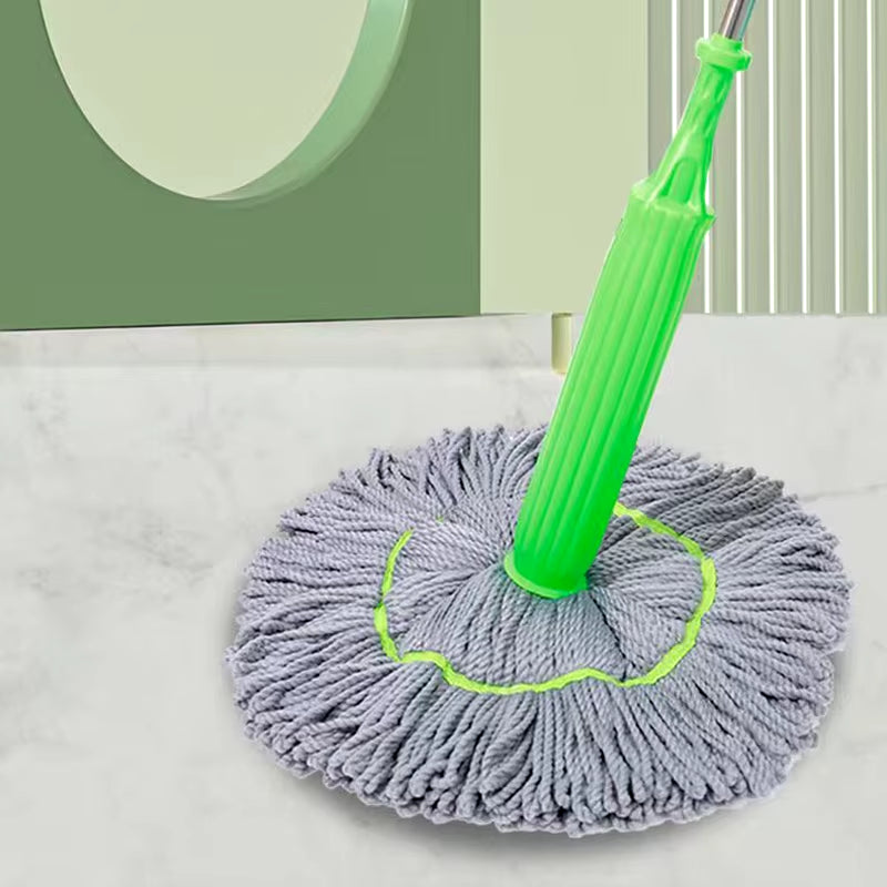 2-In-1 Hand-Washing Self-Rotating Mop Household Floor Rotary Dewater Mop Dry-Wet Dual-Purpose Household Mop Absorbent Clean Tool