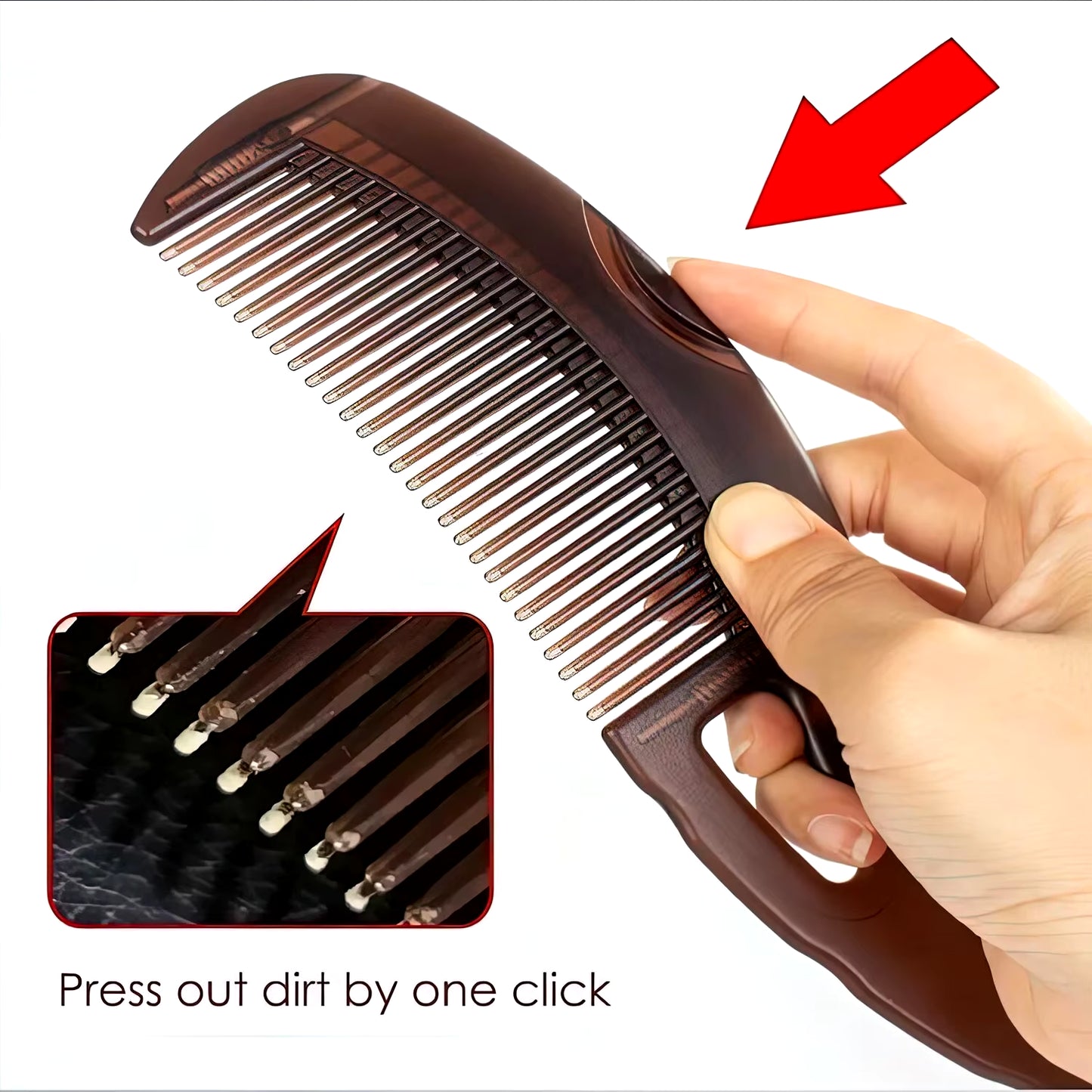 Dandruff Relief Comb Hollow Tooth Hairbrush Scalp Point Massage Dandruff Removal Reduce Ltching Scalp Care Comb for Women Men