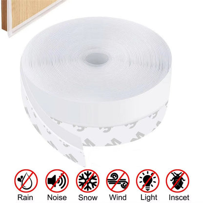 1M Self Adhesive Door Bottom Seal Strip Door and Window Seal Sound Insulation Strip Windproof Windshield Weather Tape Strip