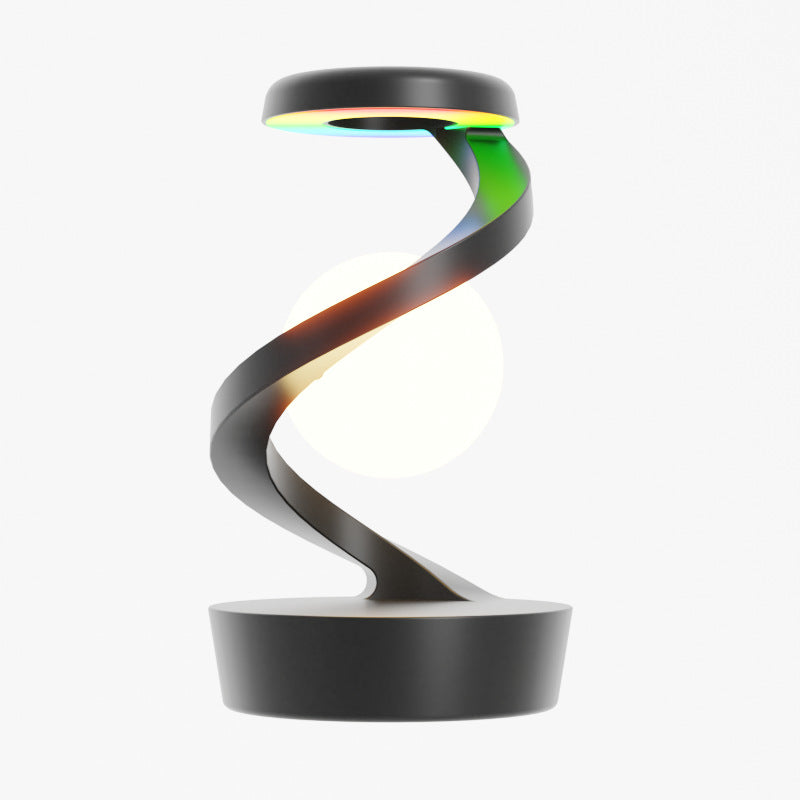 Rotating Moon Desk Lamp with Phone Wireless Charging Sensor Control 